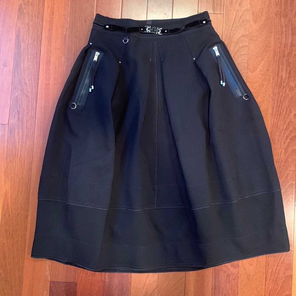 HIGH Everyday Couture Black Utilitarian Full Black Skirt